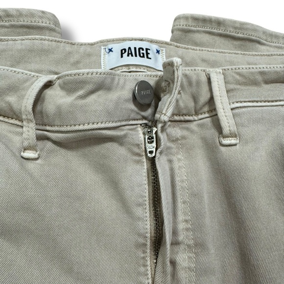 PAIGE Jolie High Rise Slim Ankle Pants Women’s Size 27 Vintage Warm Sand - Picture 3 of 9